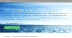 Desktop Screenshot of huitres.info